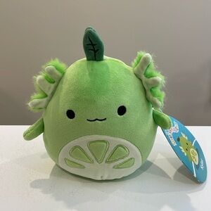 NWT 5” Kyler the Lime 🍋‍🟩 Axolotl Squishmallow - Crossover Squad Series 2